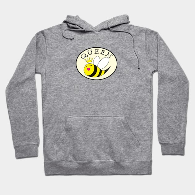 Jim8ball - Queen Bee - T-Shirt Hoodie by Jim8ball Designs